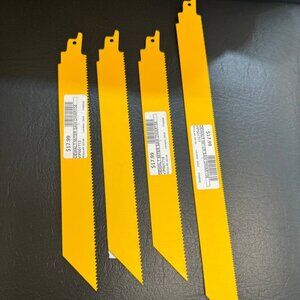 Set of 4 Dewalt 10TPI & 14TPI DWAR12114 DWAR9110 New saw blades